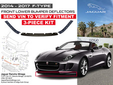 JAGUAR OEM (2014-2017) F-Type Front Bumper Grille Grill-Spoiler DEFLECTOR KIT picture