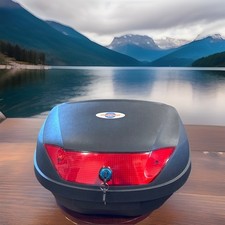 Motorcycle Top Box, 52L Capacity - Universal / Reflective Detail picture