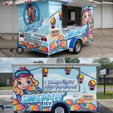 Custom Commercial Vehicle Wrap Design Truck Van Trailer Graphics picture