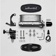 Wilwood 261-13269 H/V Tandem Master Cylinder Kit, Brkt/Valve, 1 Inch picture