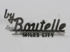 VTG Boutelle Packard Miles City Montana Metal Dealership Badge Tag Emblem Dealer picture