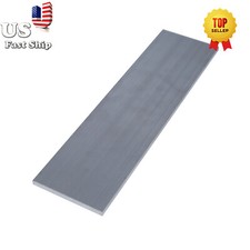 1XSilver 6mm Thick X80 WideX300mm Long 6061-T6 Aluminum Flat Bar 6061 MILL STOCK picture