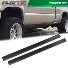 Pair Slip On Rocker Panels Fit For 1999-2007 Chevy Silverado & More Black picture
