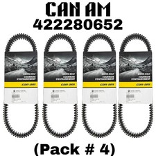 4 Pack Genuine Can-Am 422280652 OEM Clutch Drive Belts for Maverick X3 Turbo RR picture