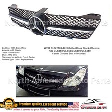 CLS550 CLS63 Black Glossy Grille Facelift Bumper Star 2009-2011 CLS500 New picture