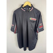 Fast Eddie Racewear Castrol GTX High Mileage Racing Polo Shirt Black XL Canada picture