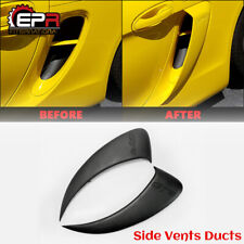 New 2pcs FRP Side Air Intake Duct Vents For 13-16 Porsche 981 Boxster GT Type picture