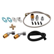 GT35 Turbo Turbocharger Oil Feed Return Drain Line Tube Kits AN10 AN4 GT3582 picture