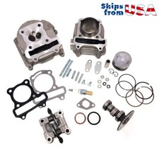Complete Upgrade/Rebuild GY6 Cylinder Kit 100cc - 50mm piston, 70mm EGR Valves picture