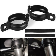 2Pcs Motorcycle Front Fork Clamp Turn Signal Light Mount Bracket Holder 37-50mm picture