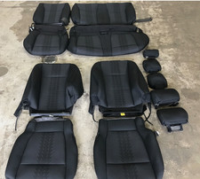 2019 2020 FORD F150 SUPER CREW FACTORY OEM ORIGINAL CLOTH SEAT COVERS BLACK picture