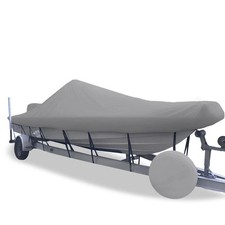 Carver 71218S-11 Boat Cover Skiff-18, Mist Gray 18’6″ L x 102″ picture