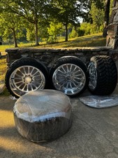 24x14 JTX Forged on 33x13.50 AMP M/T - 8x170 Ford Bolt Pattern (NEW) READ DESC picture