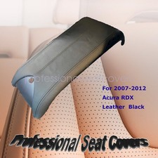 For 2007-12 Acura RDX Center Console Lid Armrest Leather Replacement Cover Black picture