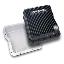 PPE Standard Profile Black Transmission Pan For 01-19 GM 6.6L Duramax Diesel picture