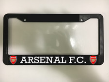 Arsenal F.C. Soccer club fútbol Football Black License Plate Frame picture