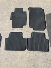 04-08 ACURA TSX OEM ALL WEATHER SEASON RUBBER FLOOR MATS BLACK picture