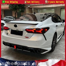 2X Smoke Brake Lamp LED Tail Lights For Toyota Camry Sedan 2018-2024 Lexus Style picture