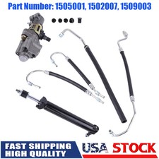 For 1963-1979 Corvette Small Block Steering Valve Cylinder Ram Hose Kit 1505001 picture