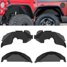 4PCS Front & Rear Inner Fender Liners For 2007-2018 Jeep Wrangler JK & JKU picture