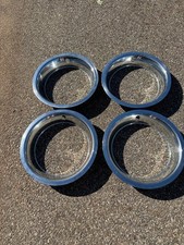 Genuine 1968 to 1977 Monte Carlo Corvette rally wheel trim rings beauty rings picture