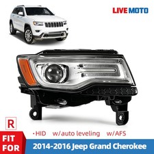 For 2014-2016 Jeep Grand Cherokee HID Projector Headlight Right Passenger Side picture