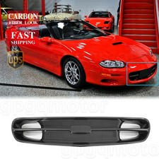 For Camaro Z28 SS Base 1998-2002 SLP Style Carbon Fiber Front Bumper Lower Grill picture