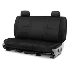 For Buick LeSabre 02-05 Genuine Leather 1st Row Black Custom Seat Covers picture