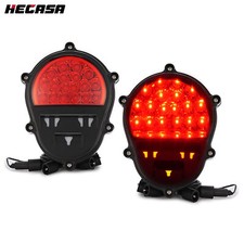 HECASA LED Red Lens Brake Lights Stop Tail Lights For Humvee M35 M998 #12422958 picture