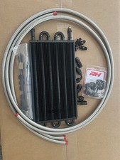 GM TH350-400 700R4 TRANSMISSION COOLER KIT W/AN  LINE & Ultra Black FITTINGS picture