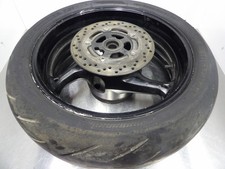 15-16 Suzuki GSXs750 rear wheel rim w good tire & brake rotor 64111-44G10-019 picture