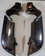 Original 1966 CHEVROLET IMPALA  ACCESSORY FRONT BUMPER GUARDS 66 CHROME PAIR picture