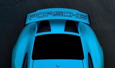 Translucent Spoiler Wing Decal Script Font Compatible Porsche 911 GT3 RS 991 picture