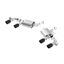 Borla 11925CB ATAK Axle‑Back Exhaust w/NPP for 2016-24 Chevy Camaro SS LT1 6.2L picture