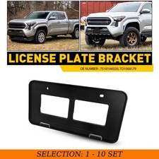 1-10 For 24-25 Toyota Tacoma Limited Front License Plate Relocate Bracket Holder picture