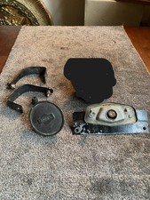 Vintage 1950s Ariel Steering Knob Damper, Tail Light Assy, Brackets lot picture