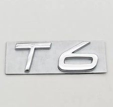 CHROME T6 FIT VOLVO REAR TRUNK TAILGATE EMBLEM BADGE DECAL NAMEPLATE LETTERS  picture