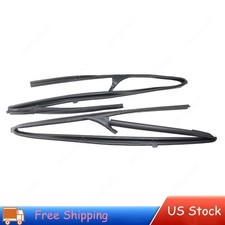 2pcs Front Left+ Right Door Glass Run Rubbers For 1998-2005 Nissan Frontier picture