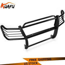 KUAFU For Toyota Tacoma 98-04 Black Steel Grill Brush Guard  & Light Protector picture