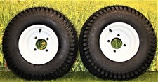 Antego 18x8.50-8 ATW-003 White Golf Cart Tire & Wheel Set of 2 EZGO Club Car picture