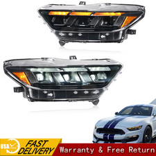 Full LED Headlight For 2015-17 Ford Mustang &2015-22 Shelby GT350 GT500 Headlamp picture