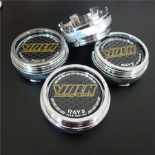4pcs 60 mm for RAYS VOLK Logo Emblem Alloy Wheel Center Caps Hub Caps Rim Caps picture