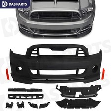 For 10-14 Ford Mustang Front Bumper Cover GT500 Style Conversion with Grill Lip picture