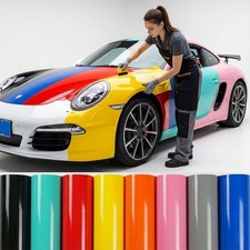 Premium High Gloss Vinyl Film Car Wrap Sticker Decal DIY Bubble Free Air Release picture