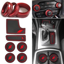 Auovo for Dodge Charger Accessories 2015-2023 Anti Dust Mats Decor Trim 2 in 1 picture