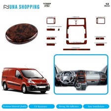 Citroen Jumpy 2007 + pcs 12 Fit Interior Dash Trim Cover Kit Wood picture