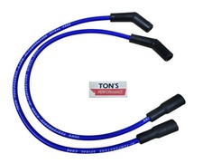 Ton's 8mm Ignition Spark Plug Wires EFI Harley H-D FLT FLHT FLHR FLTR 99-08 Blue picture