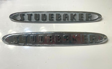 1954 1955 Studebaker truck side hood ornaments 653470 set of 2 one is NOS picture