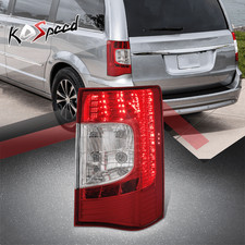 [OPEN-BOX] Chrome Housing Red Lens Right Taillight for Town & Country 2011-2016 picture