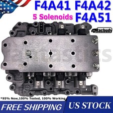 F4A41 F4A42 F4A51 Transmission Valve Body w/ 5 Solenoids For Mitsubishi 1996-UP picture